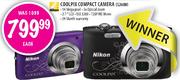 Nikon Coolpix Compact Camera(S2600)-Each