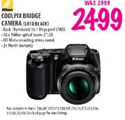 Nikon Coolpix Bridge Camera (L810 Black)