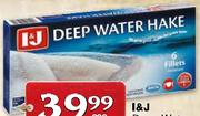 I & J Deep Water Hake Fillets-800gm