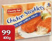Country Fair Chicken Steaklets-400gm