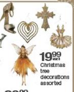 Christmas Tree Decorations Assorted-Each