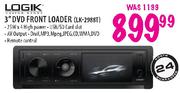 Logik 3" DVD Front Loader-LK-2988T