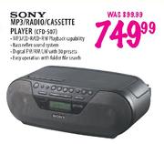 Sony MP3/Radio/Cassette Player-CFD-507