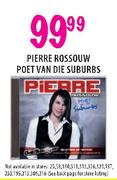 Pierre Rossouw Poet Van Die Suburbs
