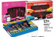 Walkers Tool Kit/Make-Up Set/Cars/Dinosaurs-80g Each