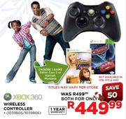 XBOX 360 Wireless Controller(1039805/1039806)