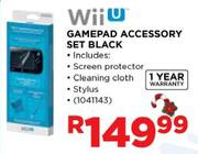 Wii Gamepad Accessory Set Black (1041143)