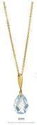 9ct Gold And Cubic Zirconia Pendant