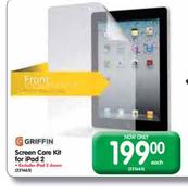 Griffin Screen Care Kit For iPad 2-Each