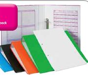 Ring Binder Pack Plus Free 20 Page Exam Pad Per 2 Pack