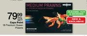 Cape Point 18 Premium Queen Prawns-500g Nett