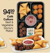 Cafe Culture Beef & Vegetable Savoury Platter-700g