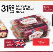 Mr Kipling Rum & Raisin Slices-6 Per Pack