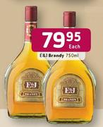 E & J Brandy-750ml Each