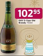 KWV 5-Year Old Brandy-750ml