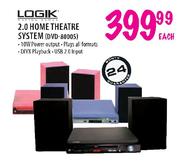 Logik 2.0 Home Theatre System (DVD-8000S)-Each