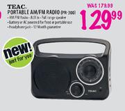 Teac Portable  AM/FM Radio (PR-300)
