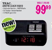 Teac AM/FM Clock Radio