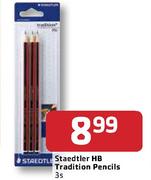 Staedtler HB Tradition Pencils-3's