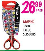 Maped 16cm Tatoo Scissors-Each