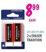 Staedtler 2 x Eraser Tradition-Each