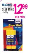 Bostik Glue Stick-2 x 25g Per Pack