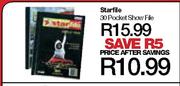 Starfile 30 Pocket Show File