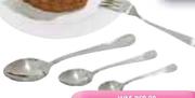 Fish Forks, Fish Knives & Soup Spoons-Per 6 Pack
