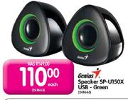 Genius Speaker SP-U150X USB-Green-Each 