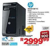 HP Desktop PC(E3400)