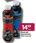Powerade Concentrate-750ml Each