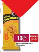 Bakers Mini Cheddars-198g Each