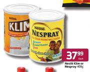 Nestle Klim Or Nespray-400g Each