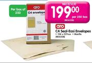 Aro C4 Seal-Easi Envelopes-Per 250 Box