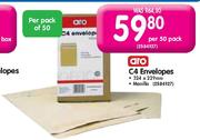 Aro C4 Envelopes-Per 50 Pack
