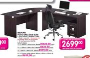 Bedford Home Office Desk(1 x 1600 x 800mm)-Each