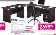Bedford Home Office Desk(1 x 1200 x 800mm)-Each