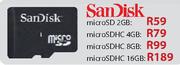 SanDisk microSD-2GB