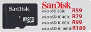 SanDisk microSDHC-16GB