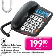 QT Big Button Telephone Each