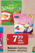 Beacon Sparkles Sweets-125gm Each