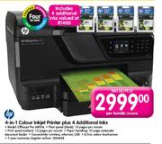 HP 4-In-1 Colour Inkjet Printer Plus 4 Additional Inks