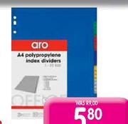 Aro Board File Dividers Jan-Dec Each