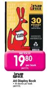 Flip File A4 Display Book-30 Sleeves Per Book