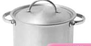 Aro Stainless Steel Professional Cooking Pot-12ltr