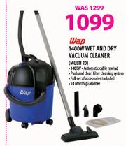 Special Wap Wet and Dry Vacuum Cleaner 1400W MULTI 20 m.guzzle