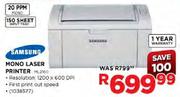 Samsung Mono Laser Printer(ML2160)