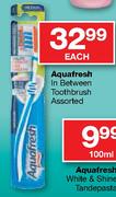 Aquafresh In Between Toothbrush Assorted-Each
