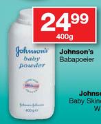 Johnson's Babapoeier-400g