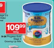 S-26 Progress Gold Stage 3 Growing-Up Milk-900g